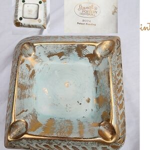 Stangl pottery rococo ashtray‎